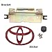 Advance Ignition Upgraded Rear Exterior Tailgate Liftgate Handle Garnish Compatible with Toyota 04-09 Prius Smooth Black 2004 2005 2006 2007 2008 2009