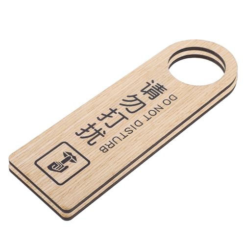 Sosoport Plaque Suspendue Double Face « Ne Pas Déranger » et « faire Sa Chambre » en Bois Lot de 2 Panneau de Porte Hôtel Panneau de Confidentialité pour Hôtels et Locations de