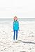 Tuga Girls Long Sleeve Rash Guards 1-14 Years, UPF 50+ Sun Protection Swim Shirt
