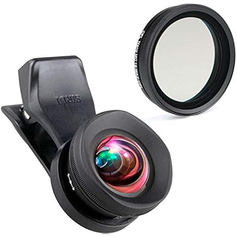 SIRUI 18-WA2+18-WA2-CPL Weitwinkel-Vorsatzobjektiv 18mm mit Polfilter für Smartphones Cover