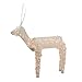 48" Animated Crystal 3-D Standing Buck Reindeer Lighted Christmas Yard Art Decoration - Clear Lights
