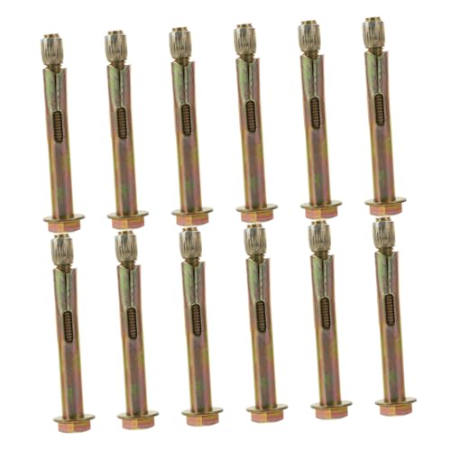 Alipis 12 Pezzi Bulloni Ancoraggio Carbonio per Cartongesso e Calcestruzzo Facile Installazione e Resistente per Uso Domestico e Professionale