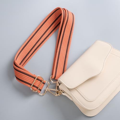 Image of chushui Woven Stripe Purse Straps,Replacement Crossbody Wide Shoulder Adjustable Strap for Bag Handbags