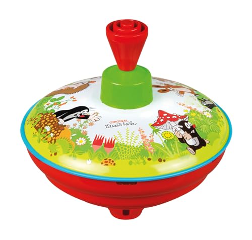 Lena tin Toys 52449 - Brummkreisel Ø13 cm Der kleine Maulwurf, Metall...
