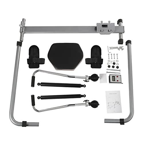 Rameur pour fitness à la maison - Écran LCD - Pliable - Jusqu'à 120 kg - Pour gymnases, maisons, entreprises, clubs de fitness - 106 x 66 x 10 cm – Image 6