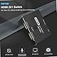 CABLEDECONN HDMI 2.1 Switch Ultra HD 8K High Speed 48Gbps Directional Umschalter Nur 2in 1out 8K@60Hz 4K@120Hz Splitter Converter Kompatibel mit Xbox PS5 Projektoren Monitore