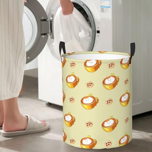 Panier à linge portable à une seule couche avec poignée solide - 7