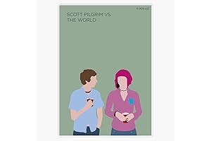 Scott Pilgrim & Ramona Flowers Stickers