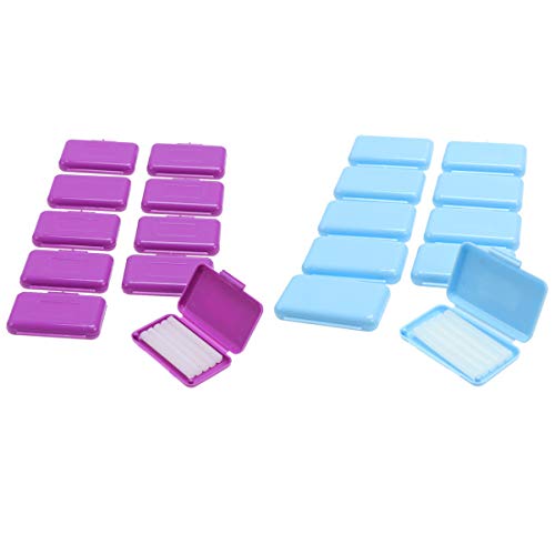 Hemoton 20 Piezas de Cera de Ortodoncia Protector de Soporte de Ortodoncia para Ortodoncia Protecci�n de Goma Aromatizada con Soporte de Olor de Fruta Brace Gum Irritation Alivio de Sabor