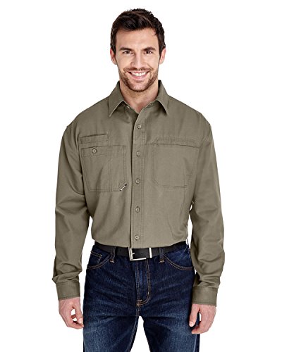 Chemise de travail ripstop homme robuste manches longues coupe confort