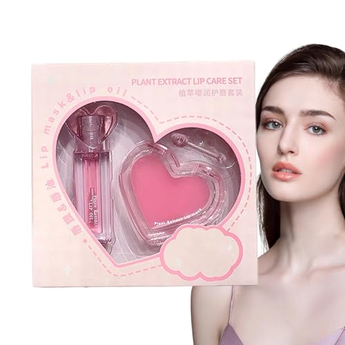 Bálsamo Labial Hidratante, Aceite Labial Natural, Lápiz Labial De Extracto De Plantas Portátiles, Humectante A Base De Plantas, Ablandamiento Y Sabor Afrutado Rosa, Rosa Para Prevenir La Sequedad Y El