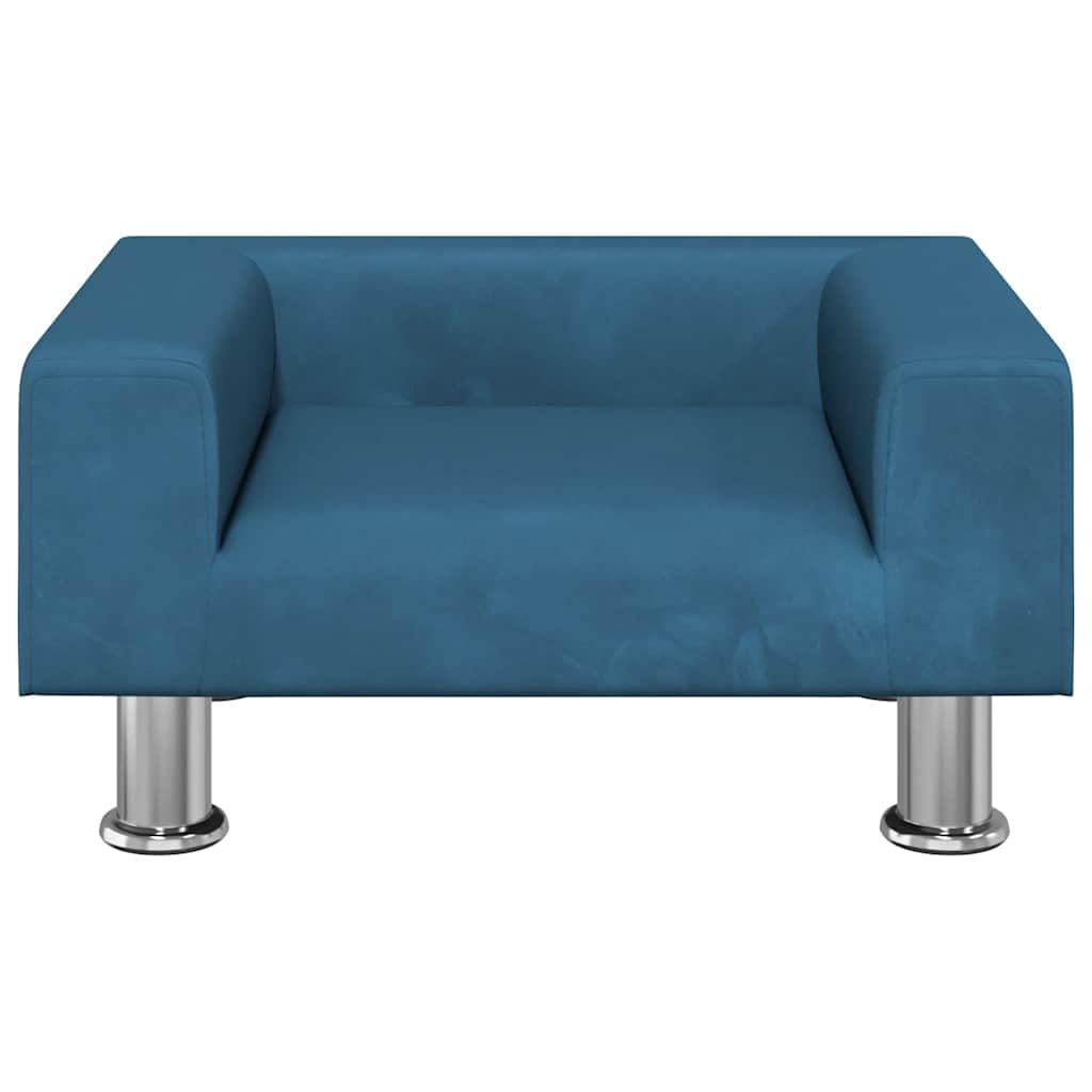 Genérico Cama para Perros de Terciopelo Azul 50x40x26,5 cm,Productos para Mascotas,Productos para Mascotas,Productos para Perros,Camas para perros-171925