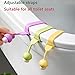 Toilet Lid Lifter, Silicone Toilet Cover/Seat Lifter Handle Seat Cover Lifter Toilet Seat Holder Lift Tools Bathroom Accessories for Home, Office, Hotel, More Sanitary Lifestyle 2 Pcs