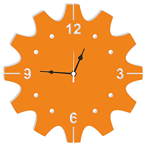 Buy Mahavir Analog MDF Wall Clock for Home & Office (10 X 10 Inch