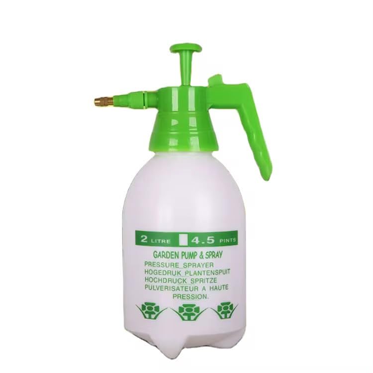 Garden Pressure Sprayer Hand Pump Spray Bottle with Adjustable Nozzle – Portable Manual Plant Mister & Weed Sprayer for Watering, Weed Killer, Fertiliser, Pesticides, Cleaning & Car Washing (2 LITRE) — image 1