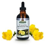 Nature's Answer Liquid Evening Primrose Oil 4oz Liquid | Cold Pressed | Essential All Natural Moisturizer for Hair, Skin, Nails | Rosacea Psoriasis Eczema Relief | Single Count