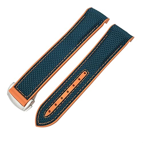 Bracelet de montre en caoutchouc de nylon 20mm pour Omega Seamaster