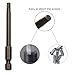 Sipery Hex Head Allen Wrench Drill Bits 5/32 Inch Hex Bit H4 S2 Steel Magnetic 1/4 Impact Driver Bits 3 Inch Long 10 Pack