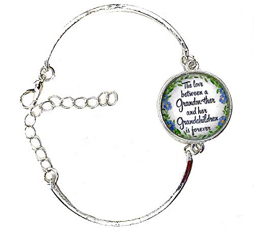 Blazing Autumn Bracelet/Grandmother Inspirational Quote Glass Cabochon Bracelet - Image 4