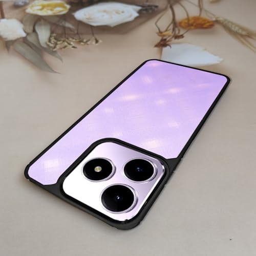 Image of AIBEX Crystal Clear Back Case Compatible with Realme C63 / Realme Narzo N63 Back Cover Case | 360 Degree Protection | Shock Proof Design | Transparent Back Cover (PC & TPU, Black Bumper)