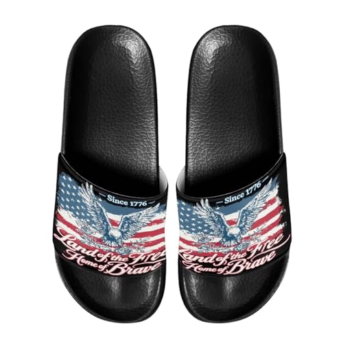 Image of Footwear for Mens Open Toe Athletic Sandals Anti-Slip Sole Slide Sandals Pillow House Flat Shoes Comfortable Slip On Slippers for Indoor & Outdoor