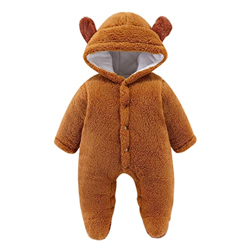 MNSWR Baby Strickfleece-Overall Strick Pullover Fleece Futter Bodysuit...