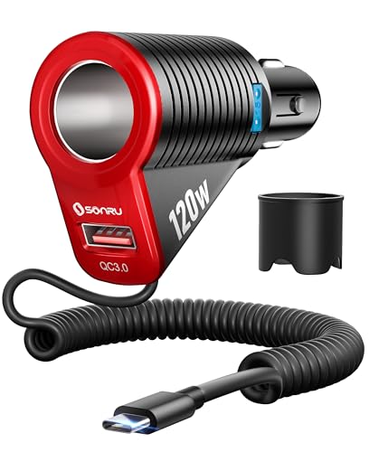y2025lCAŐV^z 120w VK[\Pbg  USB-C J[`[W[y1.8m^CvC RCP[utzPD & QC3.0 }[d ?[d 12V/24V iPhone 15/pro/pro max/plus/Galaxy/A