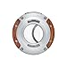 XIKAR XO Double Guillotine Cigar Cutter, Redwood – Dual Stainless Steel Blades, 64 Ring Gauge, Round Aluminum Body, Precision Cigar Cutting, Spring-Loaded Release, Premium Cutter for Cigar Aficionados