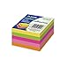 Produktbild DOHE -Würfel mit wieder abziehbaren Haftnotizen. Neonfarben. Würfel mit 250 Blatt. Papiergewicht 75 g. Ideal für Büro und Schule.