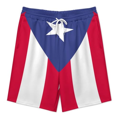 Fattyeery Men's Swim Trunk Saint Vincent and The Grenadines Flag Soft Short Sweatpants for Swimwear Bathing Suits Swim Shorts3