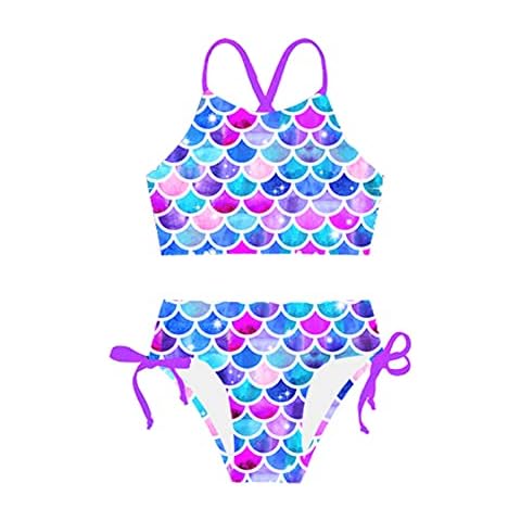 iEFiEL Girls 2-Piece Colourful Bikini Set Cover