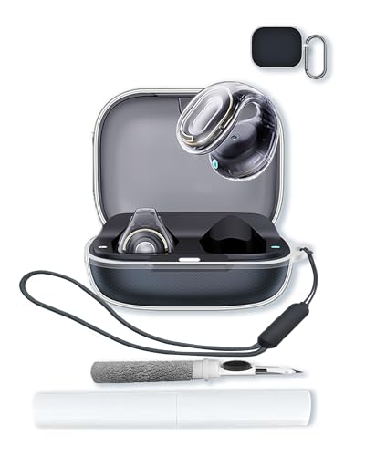 Anker��Soundcore C30i�pTPU�P�[�X�A�L�[�`�F�[���t���I�[�v���C���[�C���z�� �N���[�j���O�L�b�g�ƃ������[�h�t�� �I�[�����E���h�ی� �ϏՌ� BOVUGAC Soundcore C30i-Clear�p�N���A�P�[�X
