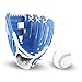 ASNV Guanti da Baseball in PVC, Guanti da Softball, Guanti da brocca, Studenti delle scuole, Giovani Adulti, Regali di Natale-Blu_Adulto