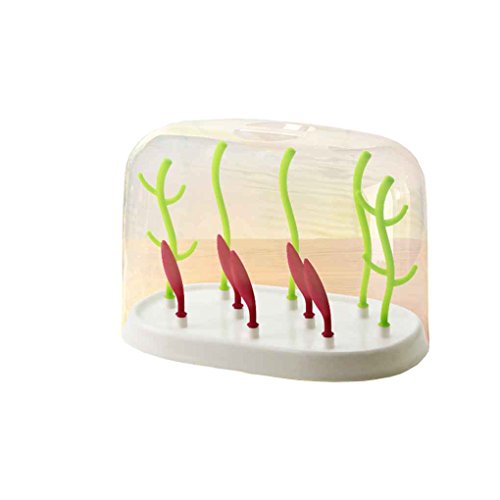 GFCGFGDRG Tendedero para biberones con Tapa a Prueba de Polvo para biberones y Accesorios