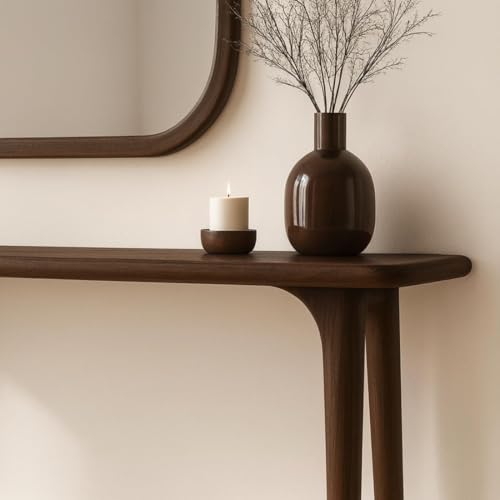Image of 80cm Long Wooden Console Table for Living Room | Side Entrance Table for Home (80 * 30 * 77 Cm)