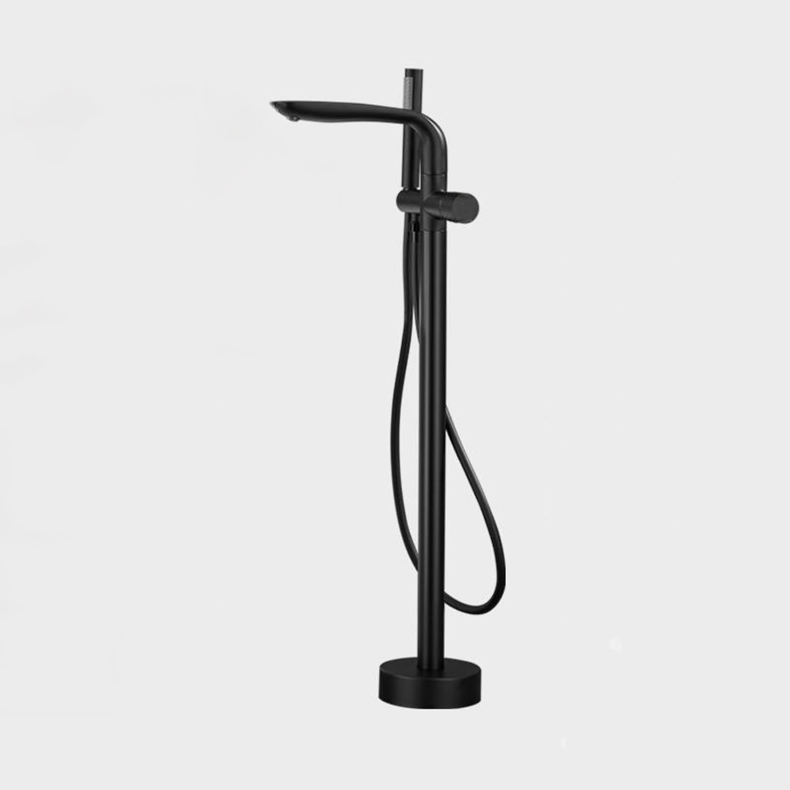 Robinet de baignoire sur pied gris en laiton pour moderniser votre salle de bain