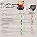 Swissmar Sierra Cast Iron Fondue Set, 1.6 Quart / 1.6 Liter – Perfect for Meat, Cheese, & Chocolate Fondues – Ideal for Family Bonding & Hosting Gifts - 12-Pieces, Cherry Red