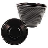 GALPADA 2 Stück Moderne Teetassen Gegossene Teetasse Mit Deckel Vintage Teetasse Retro Becher Traditionelle Teetasse Kleine Teetassen Doppelwandige Tasse Mit Teesieb Einzigartige
