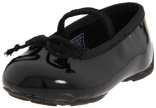 Polo By Ralph Lauren Allie Ballet Flat (Toddler),Black Patent,10 M US Toddler
