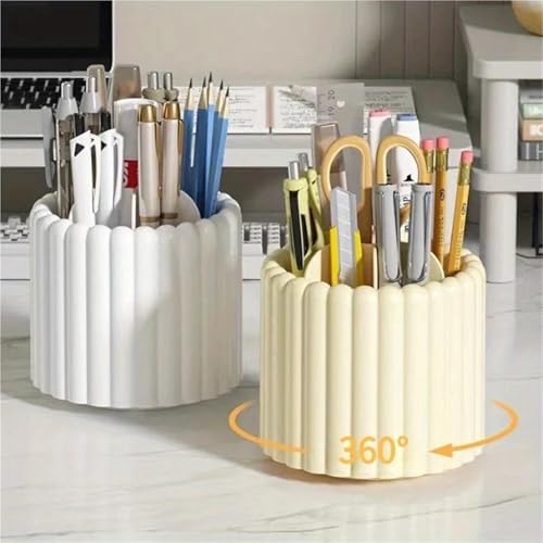 Présentoir de bureau rotatif pour stylos et fournitures de maison