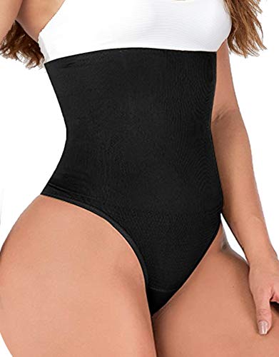 VENDAU Shapewear for Women Tummy Control Waist Shapewear Thong Body Shaper for Women Girdle for Women Tummy Control (Black, X-Large-XX-Large)
