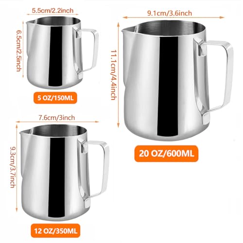 Cacakee Milk Frothing Pitcher Stainless Steel Espresso Steaming Pitchers thumb #1