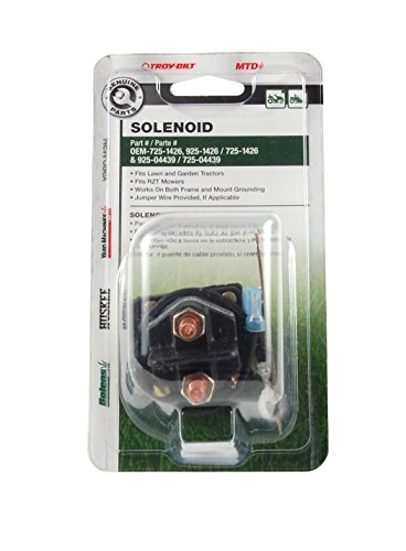 Solenoide MTD para solucionar problemas de arranque en tractores y cortacéspedes 2