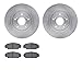 Dynamic Friction Company Front Brake Rotors with 5000 Advanced Brake Pads 6502-59357