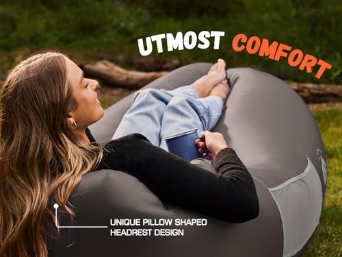 image for WEKAPO Inflatable Couch Air Lounger Chair - Camping & Beach Accessorie
