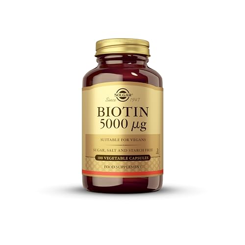 Solgar Biotin 5000 μg Vegetable 100 Capsules - Pack of 1