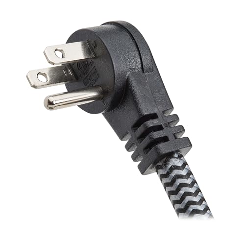Image of Eaton Tripp Lite Series 6-Outlet Surge Protector Power Strip, Flat Plug 10ft Braided Extension Cord, 1200 Joules, 15A Circuit Breaker, Lifetime Manufacturer's Warranty & $10,000 Insurance (TLP610DB)