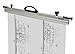 Hang-A-Plan, 24 Inches General Hanging Clamp, Silver, Holds up to 150 Plans, Single Clamp