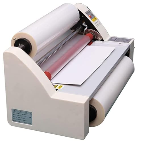 GJBMXSM Laminatrice Professionale 350mm/450mm Macchina di Laminazione Termica a Quattro Rulli per...