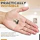 Rechargeable CIC Complete-in-Canal Nearly Invisible Personal with Digital Noise Cancelling and Feedback Reduction Feature, Right Ear - Black